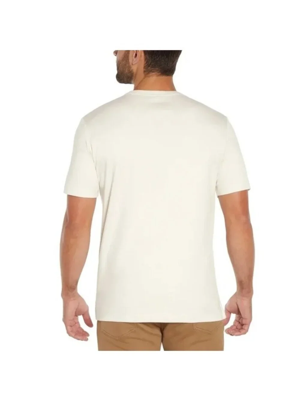 Banana Republic Men's XL Luxe Touch Tee Short Sleeve Beige